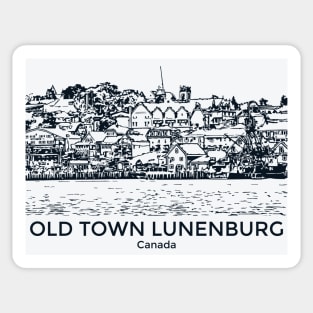 Old Town Lunenburg - Canada Sticker